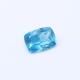 Blue Topaz Cubic Zirconia Elongated Cushion Faceted