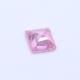 Pink Cubic Zirconia Square Faceted