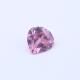 Pink Cubic Zirconia Heart Shape Faceted