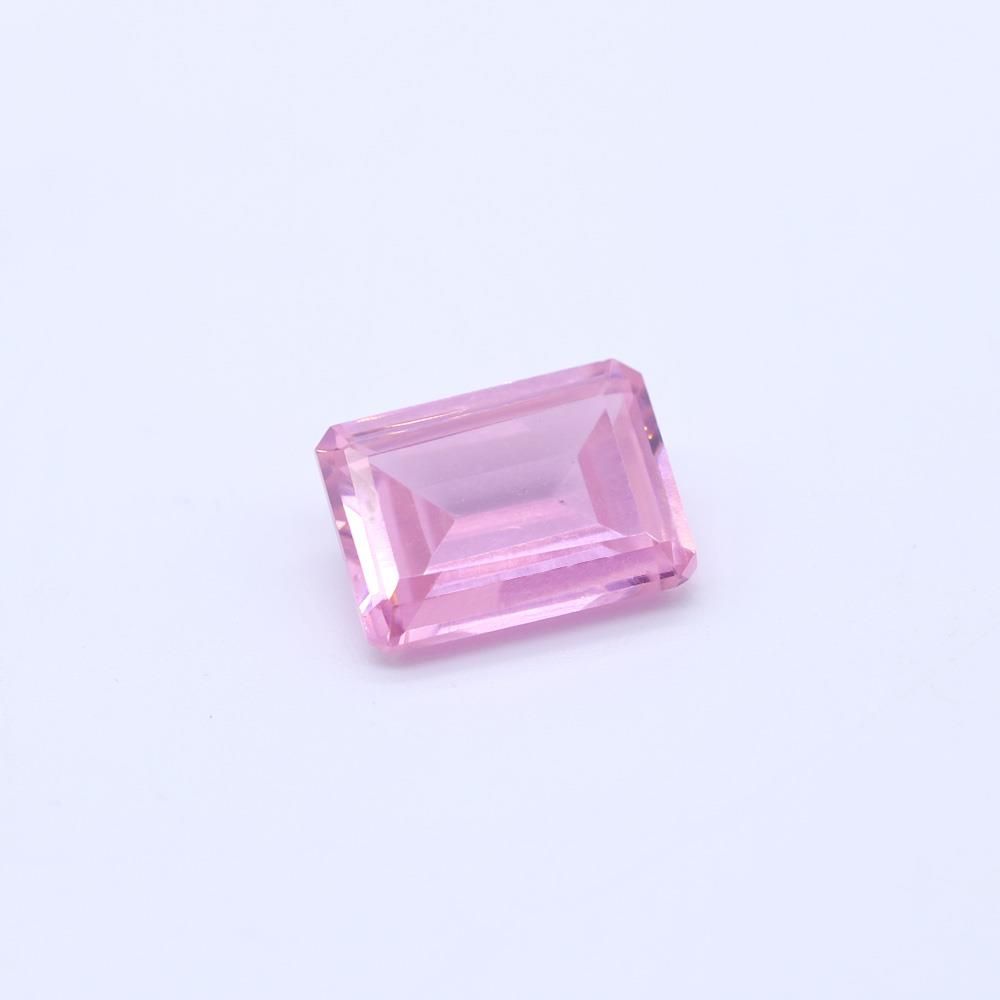 Buy Pink Color Cubic Zirconia Octagon Faceted Gemstone My Earth Stone