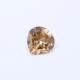 Champagne Cubic Zirconia Heart Shape Faceted