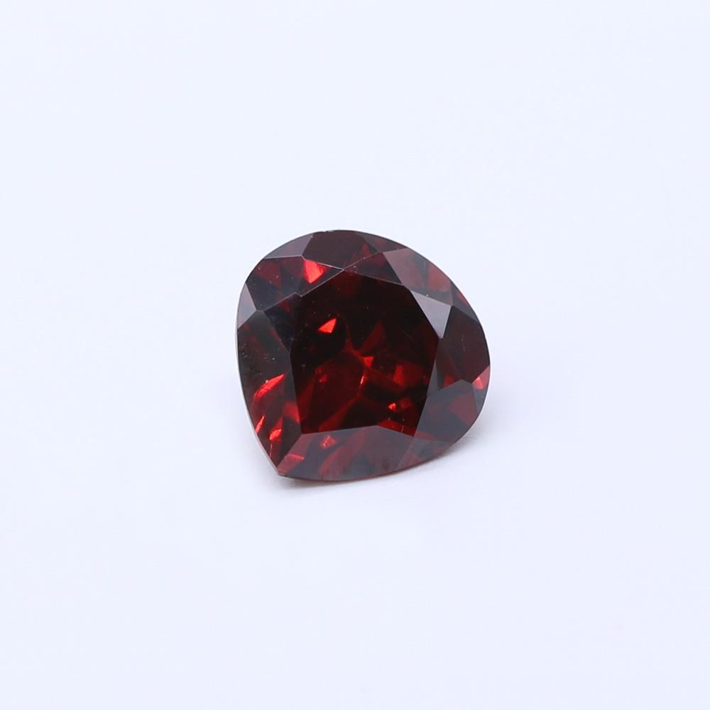 Garnet Coloured Cubic Zirconia Faceted Stones