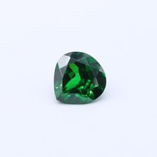 Emerald Cubic Zirconia Heart Shape Faceted