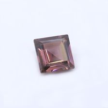 Rhodolite Cubic Zirconia Square Faceted