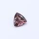 Rhodolite Cubic Zirconia Trillion Faceted