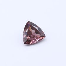 Rhodolite Cubic Zirconia Trillion Faceted