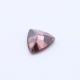 Rhodolite Cubic Zirconia Trillion Faceted