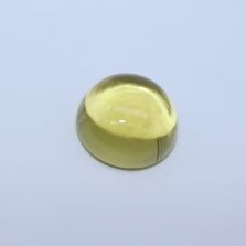 Lemon Green Gold Round Cabochon