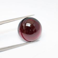 Indian / Hyderabadi Garnet Round Cabochon