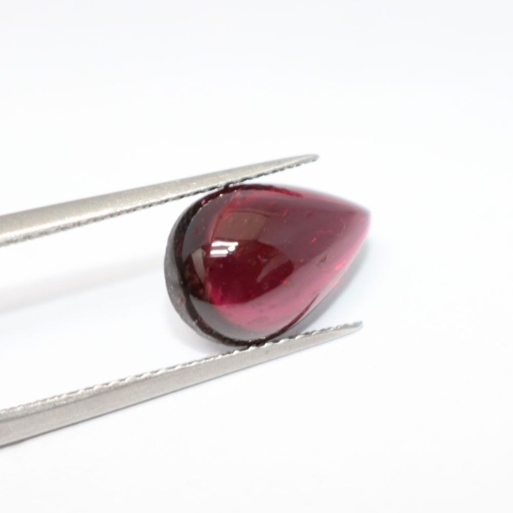 Natural Indian Garnet Pears Shape Gemstone Cabochon for Jewelry