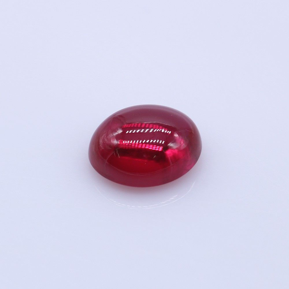 Buy Ruby (Synthetic) Oval Cabochon | Loose Gemstone | My Earth Stone