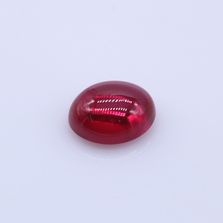 Ruby (Synthetic) Oval Cabochon
