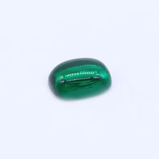 Created Emerald Elongated Cushion Cabochons