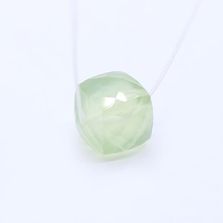 Prehnite Cube Faceted