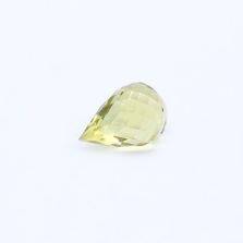 Lemon Green Gold Drops Briolette