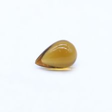 Cognac Quartz Smooth Drops Briolette