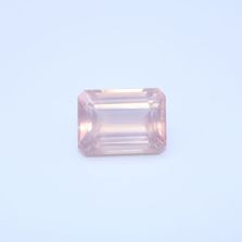 Rose Quartz Octagon Faceted