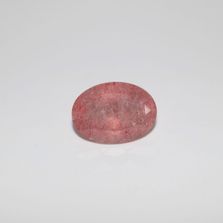 Strawberry Quartz Oval Faceted