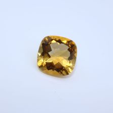 Citrine Cushion Faceted