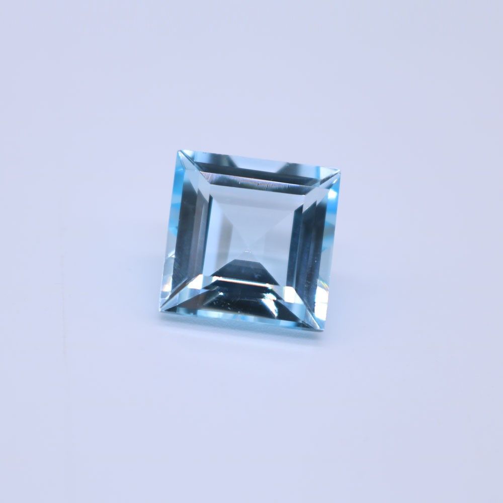 Sky Blue Topaz Square Faceted Gemstone Supplier from India | My 
