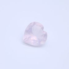 Rose Quartz Heart Shape Faceted