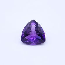 African Amethyst Trillion Faceted