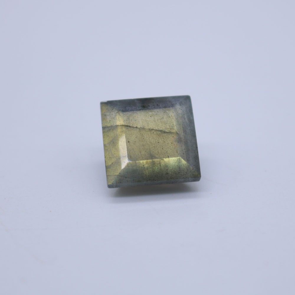 Faceted Labradorite Square Cushion 10mm Cabochon Faceted Labradorite Square Cushion 10mm Cabochon