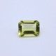 Lemon Green Gold Octagon  Faceted