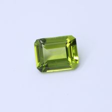 Peridot Octagon Faceted