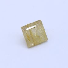 Golden Rutile Square Faceted