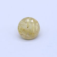 Golden Rutile Round Faceted