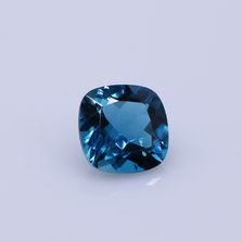 London Blue Topaz Cushion Faceted