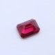 Ruby (Synthetic) Octagon Faceted