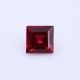 Ruby (Synthetic) Square Faceted