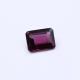 Rhodolite Octagon Faceted