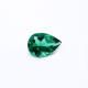 Created Emerald (Zambian Color) Pears Faceted