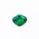 Created Emerald (Zambian Color) Cushion Faceted