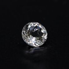 White Topaz Round Faceted