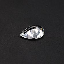White Topaz Pears Faceted
