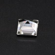 White Topaz Square Faceted