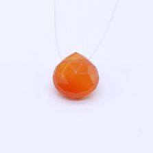 Carnelian Heart Shape Briolette (Tabeez)