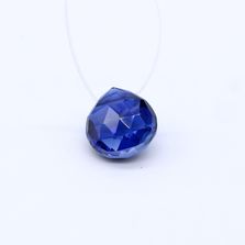 Sapphire (Synthetic) Heart Shape Briolette (Tabeez)