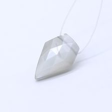 Feldspar Grey Moonstone Kite Faceted