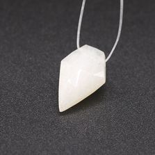 Feldspar White Moonstone Kite Faceted