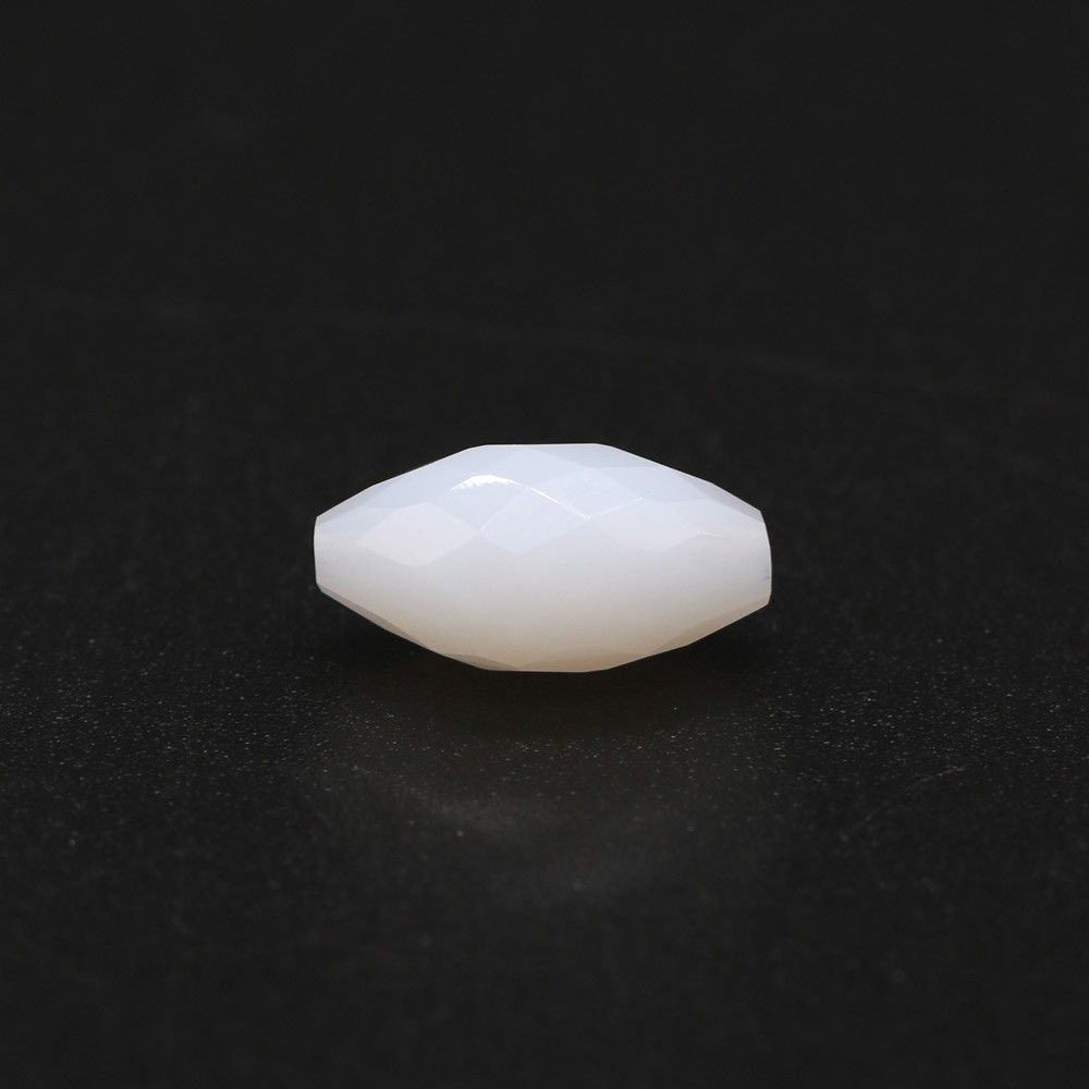 Faceted 6/8/10mm White Opal Moonstone Polygons Diamond Shaped