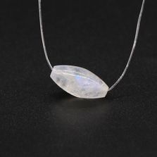 Rainbow Moonstone / White Labradorite Smooth Rice