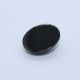 Black Spinel Oval Faceted Cab