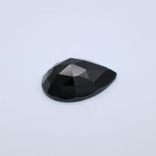 Black Spinel Pears Faceted Cab