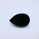 Black Spinel Pears Faceted Cab