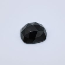 Black Spinel Cushion Faceted Cab